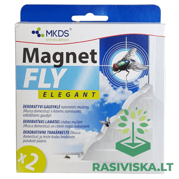 MAGNET FLY ELEGANT LIPNUS MUSGAUDIS, 2 VNT