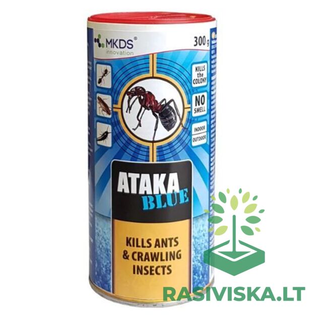 ATAKA BLUE INSEKTICIDAS NUO SKRUZDŽIŲ, 300 G