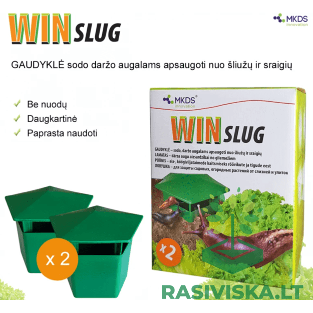 WIN SLUG ŠLIUŽŲ GAUDYKLĖ, 2 VNT