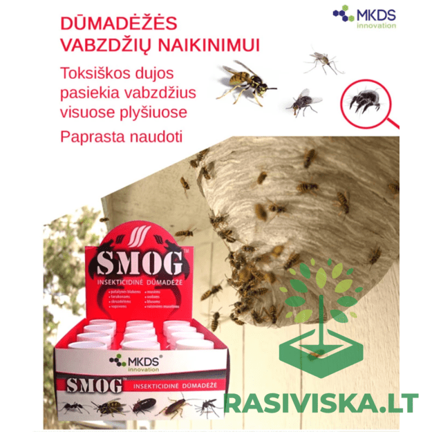 SMOG MIDI - INSEKTICIDINĖ DŪMADĖŽĖ, 11 G