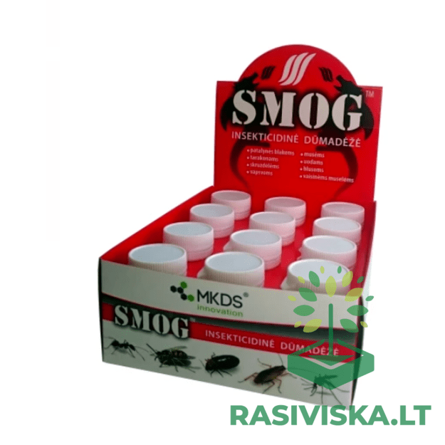 SMOG MIDI - INSEKTICIDINĖ DŪMADĖŽĖ, 11 G