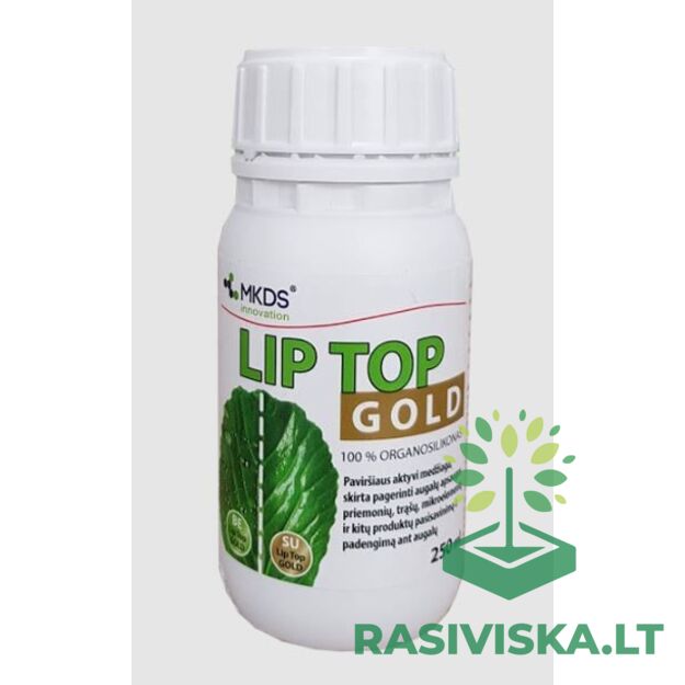 LIP TOP GOLD, 250ml , AUGALŲ APSAUGOS PRODUKTŲ LIPNUMUI PADIDINTI