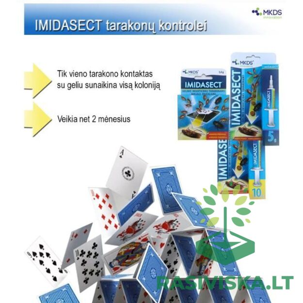 IMIDASECT, 1,4 G, GELINIS INSEKTICIDAS MASALO PADĖKLIUKE TARAKONAMS NAIKINTI