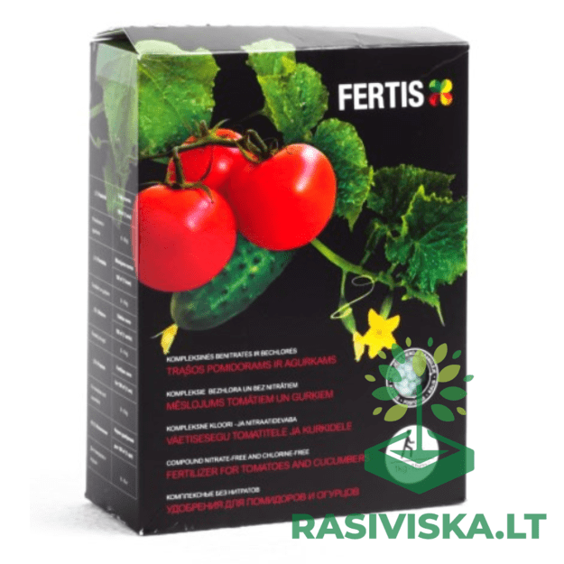 FERTIS kompleksinės trąšos pomidorams ir agurkams, be chloro ir nitratų, 1 kg