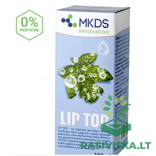 LIP TOP, 100 ML, AUGALŲ APSAUGOS PRODUKTŲ LIPNUMUI PADIDINTI