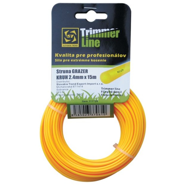 Pjovimo valas Grazer Pro 1,6 mm, L-15 m, apvalus