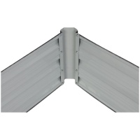 2172893_3 Garden pakelta lysvė, 3D dizainas, metalinis, paaukštintas, 120x90x30 cm