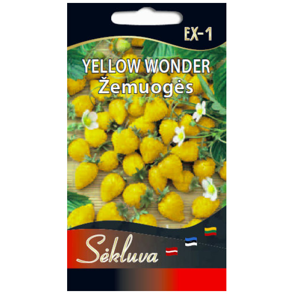 Kollane-Imetegija Žemuogės Yellow Wonder 3g