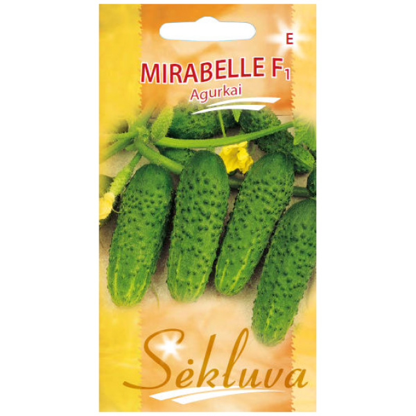 mirabelle-E-grupe Paprastieji trumpavaisiai agurkai Mirabelle F1 100s