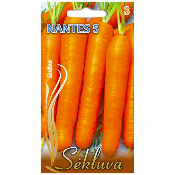 Valgomosios morkos Nantes 5 , 50g