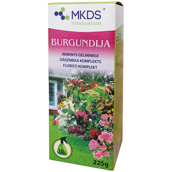 139 BURGUNDIJA rinkinys gėlininkui, 225 g