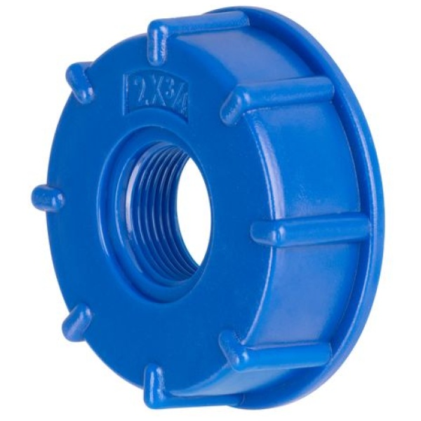 Redukcija , skirta IBC bakui, plastikinis, 60mm – 3/4"