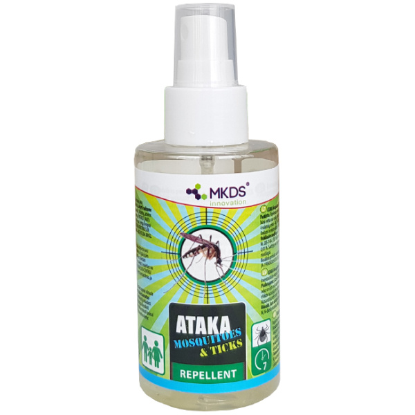 ATAKA Mosquitoes & Ticks – repelentas nuo uodų ir erkių, 100 ml