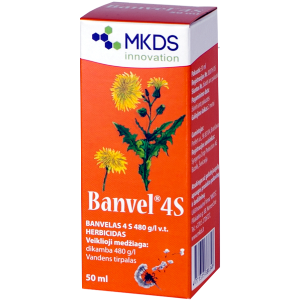 Banvel herbicidas vejoms, 50ml