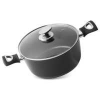801534 Puodas MagicHome Black Line, 28 cm, 5900 ml, su dangteliu