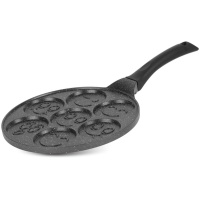 801716 MagicHome keptuvė, indukcinė, 27 cm, blynams ir jaučio akiai, su šypsenėlėmis, 7 vnt.