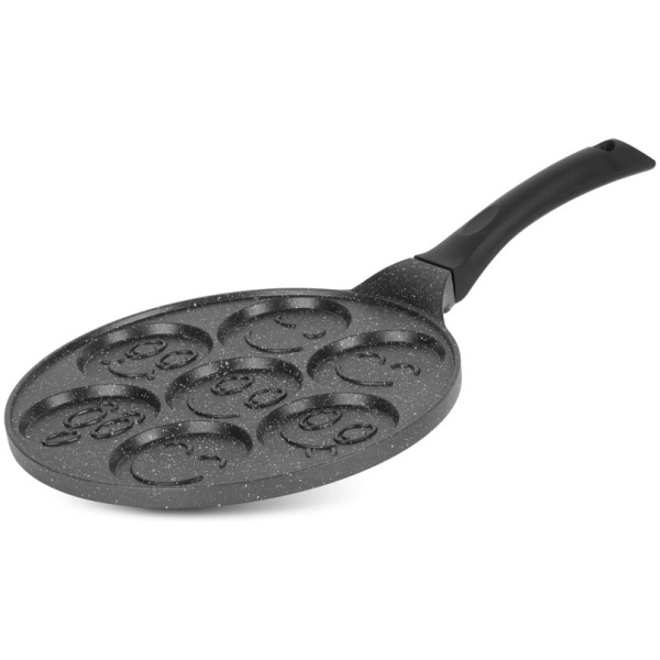 801716 MagicHome keptuvė, indukcinė, 27 cm, blynams ir jaučio akiai, su šypsenėlėmis, 7 vnt.