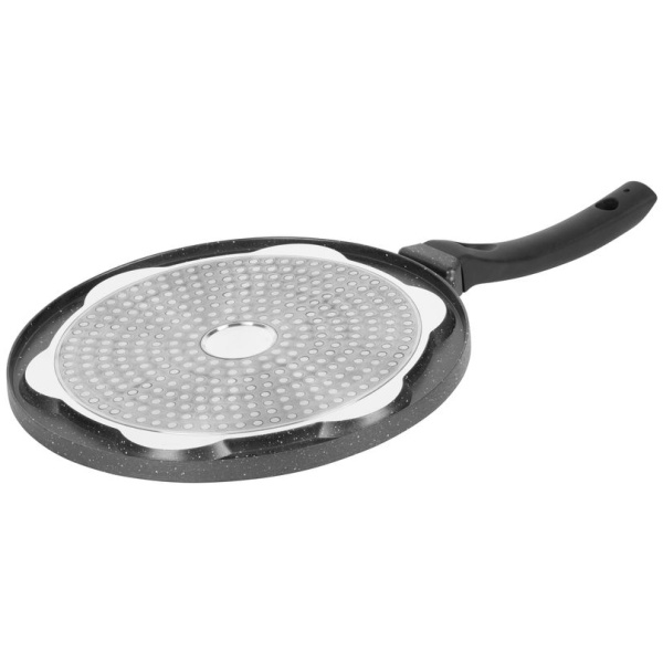 801716_3 MagicHome keptuvė, indukcinė, 27 cm, blynams ir jaučio akiai, su šypsenėlėmis, 7 vnt.