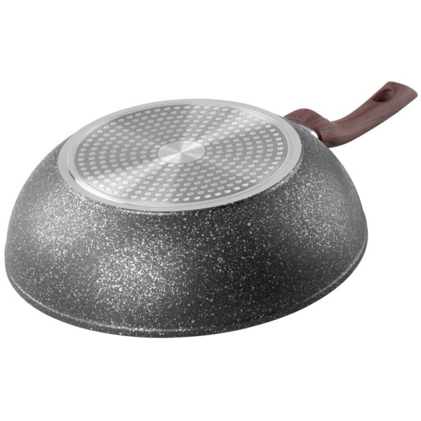 Wok keptuvė MagicHome Black Marble Line, 28 cm