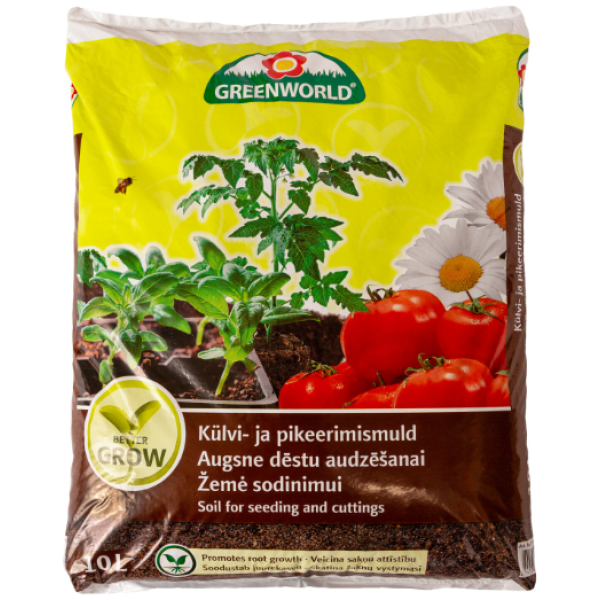 Külvamine ja pikeerimine 10 Sėjimo ir pikiavimo žemė ASB Greenworld 10L