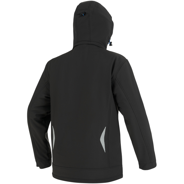 Striukė-NEW-YORK-Softshell-nugara Striukė STEPO NEW YORK, juoda/mėlyna