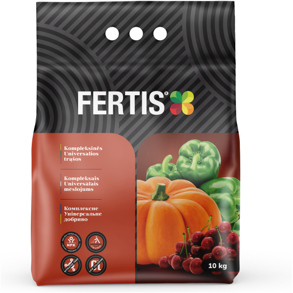 Exclusive Mockups for Branding and Packaging Design Kompleksinės Universalios trąšos FERTIS, 10kg