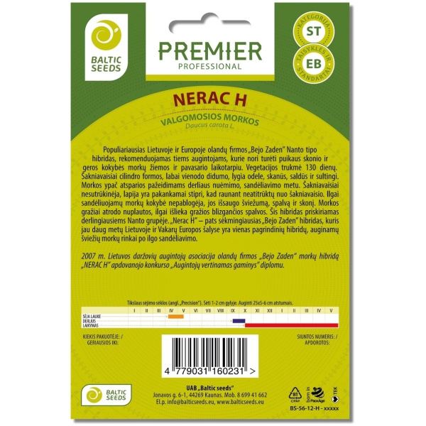 morku-seklos-velyvos-morkos-nerac-h-600-seklu (5) Burkāni NERAC H (F1), 600 sēklas