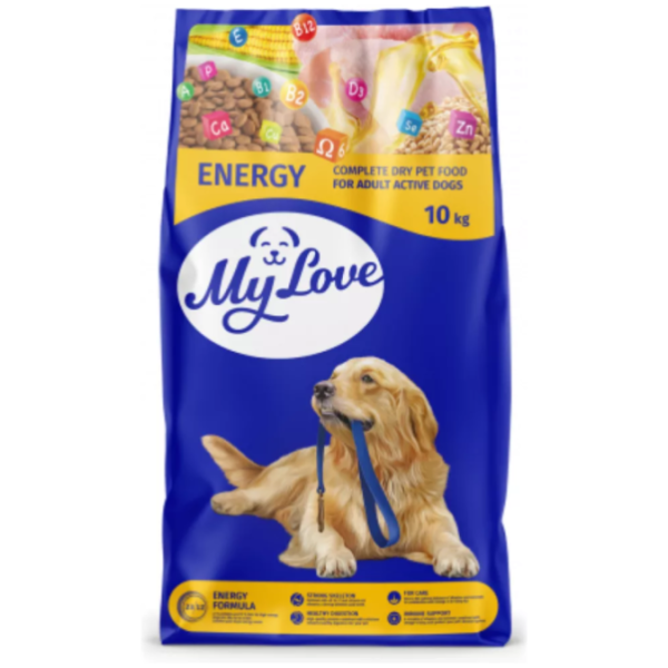 my love My Love maistas suaugusiems aktyviems šunims 10kg