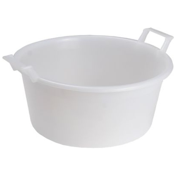 Dubuo su rankena, kurių tūris yra 40 litrų. Elastingas