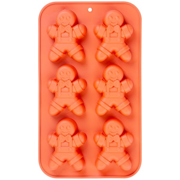 MagicHome kepimo forma, silikoninė, 6 gabaliukai meduolių figūrėlės, 29,5x17,5x2,7 cm