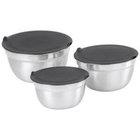 801980 MagicHome dubuo, nerūdijantis plienas, su dangteliu, 14-16-18 cm, rinkinys iš 3