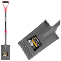 Garden ErgoBULL, tiesus, drenažas, su stiklo pluošto rankena D 1150 mm