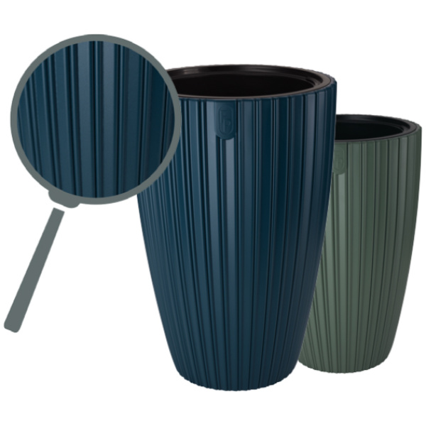 Vazonas Mika SLIM su įdėklu 58cm
