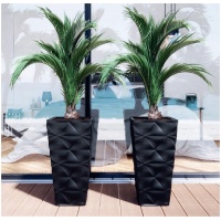 Vazonas DIVA SLIM su įdėklu 30cm