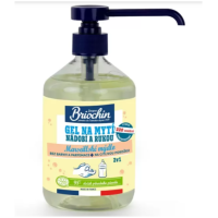 nõudepesu- ja kätepesuvahend Marseille seebiga Briochin - ecological washing gel for dishes, baby bottles and hands.