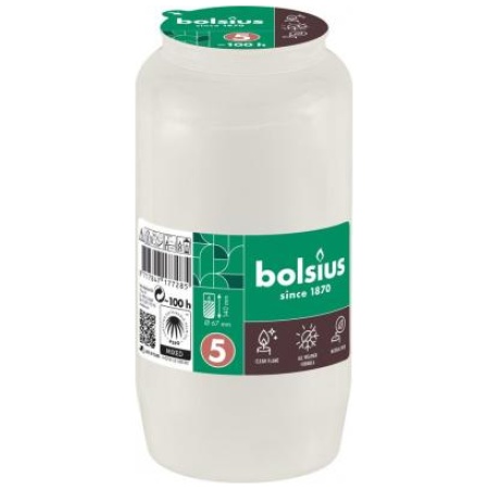 Įdėklas žvakei Bolsius 100 h,  aliejine