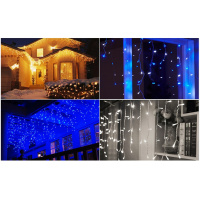 500 Lauko LED girlianda (mėlyna) 25metrų(pristatymas 7-10 d.d.)