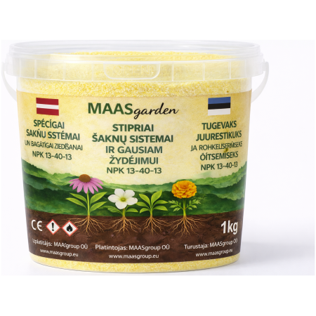 MAASgarden trąšos „Šaknų galia ir žiedų gausa“  bechloro