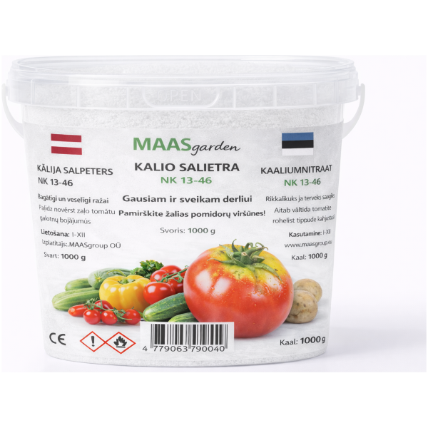 Kalio salietra – gausiam ir sveikam derliui