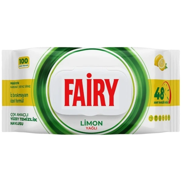 citrinu-kvapo-fairy-serveteles-100vnt (2) FAIRY drėgnos valymo servetėlės su citrinų kvapu, 100vnt