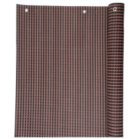 Poliratano 0,9x3 m, UV, 800 g/m2, rudas juodas, balkonui, šešėliavimas, su tinkleliu