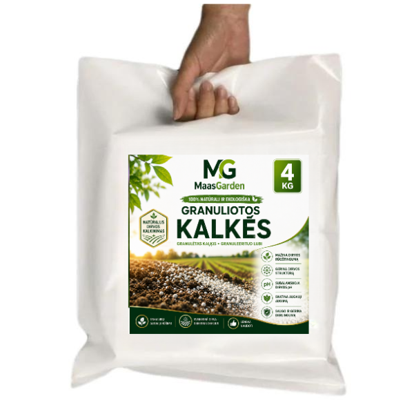 MAASgarden- granuliuotos sodo kalkės 4 kg