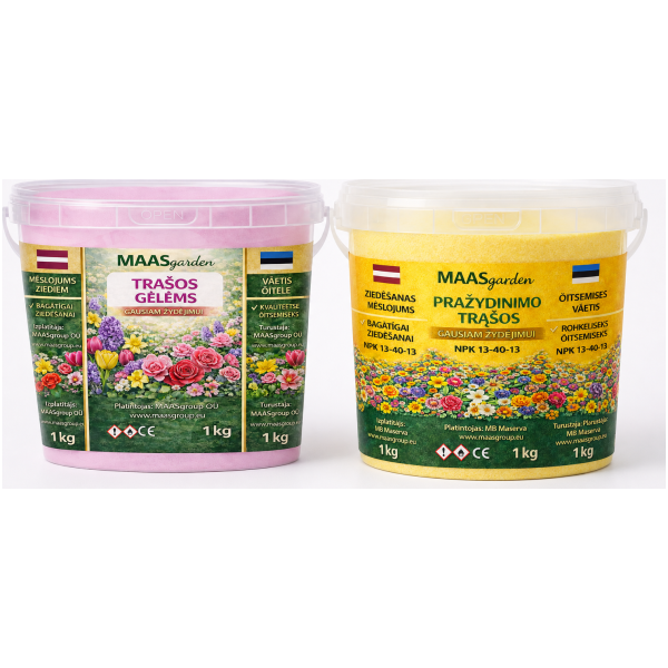 du viename gėlės Gėlių žydėjimo rinkinys (2X1kg)