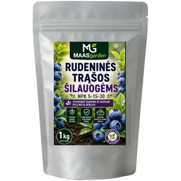 Kompleksinės rudeninės trąšos MAASgarden „Šilauogėms“su mikroelementais