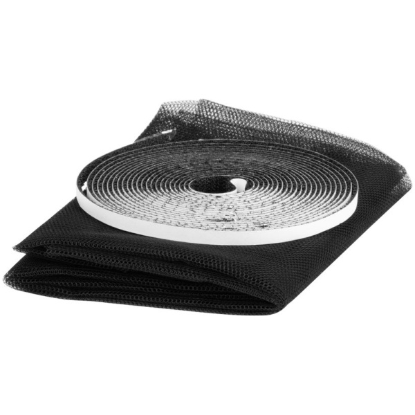 130 x 220 cm tinklelis nuo vabzdžių ir uodų langams, juodas PE