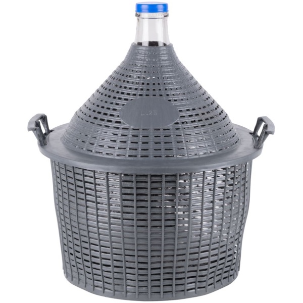 25L stiklinis butelys vynui / stipriesiems gėrimams