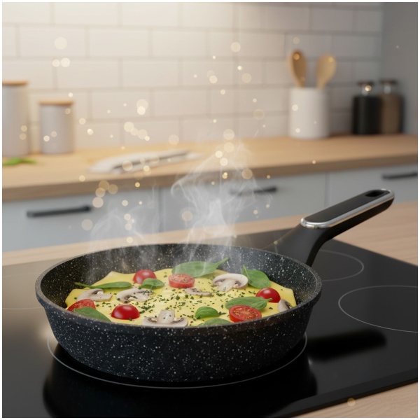 MASTERPAN spausto aliumino keptuvė 26cm, MP-2445