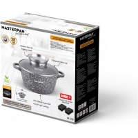 MP-2130.10 MASTERPAN puodas granitinis 28cm, 6,8L . MP-2130