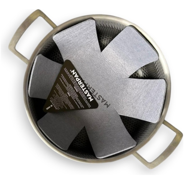 MP-2705.5 MASTERPAN nerūdijančio plieno puodas 28cm, MP-2705