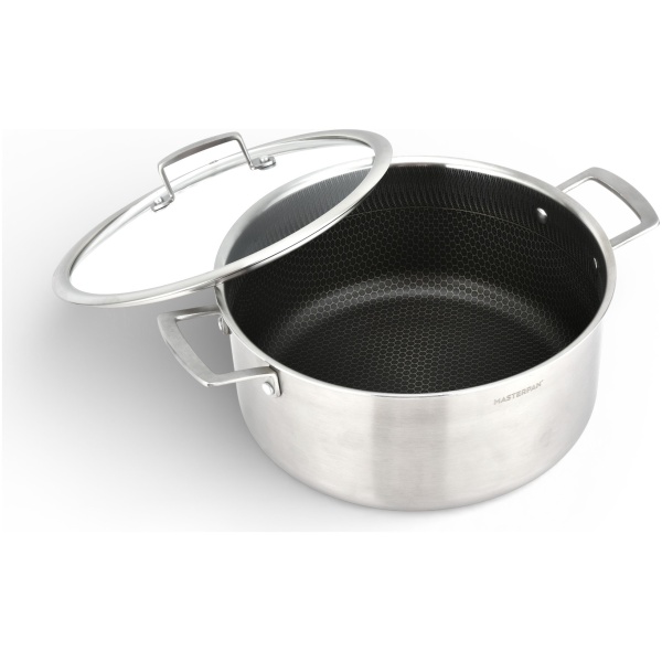 MP-2705.6 MASTERPAN nerūdijančio plieno puodas 28cm, MP-2705